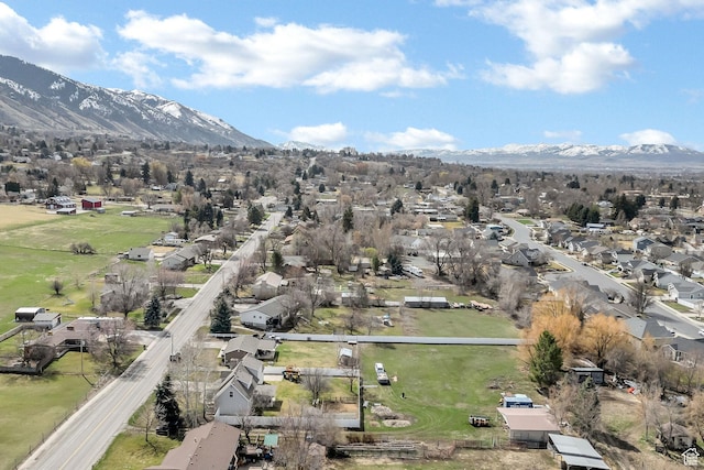 385 N 300 E, Providence, UT 84332 - birds eye view of property with a residential view and a mountain view