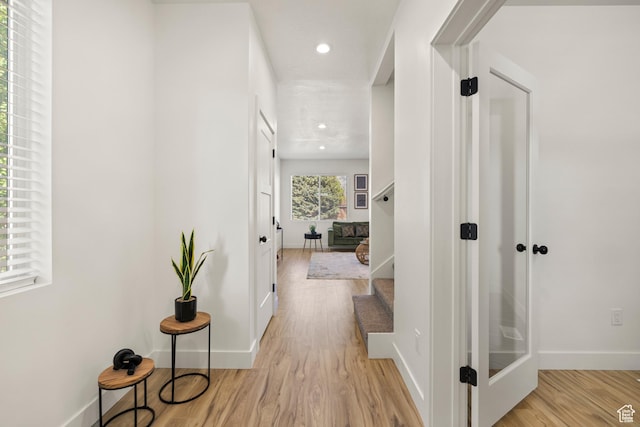514 N 450 W, Orem, UT 84057 - hallway featuring baseboards, light wood finished floors, and recessed lighting