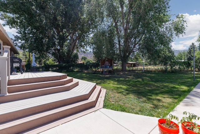 170 E 400 N, Monroe, UT 84754 - view of yard featuring a deck and a patio