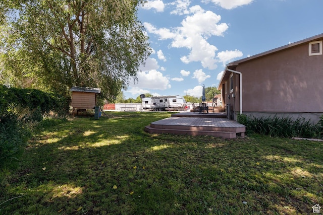 170 E 400 N, Monroe, UT 84754 - view of yard featuring a deck