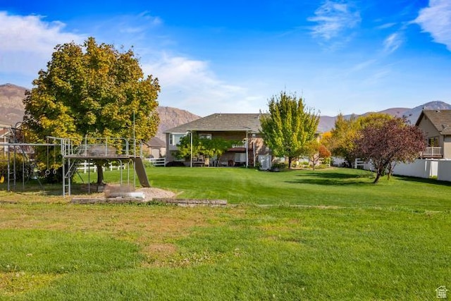 3011 N 1000 W, Pleasant View, UT 84414 - view of yard featuring a mountain view