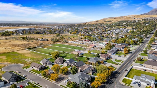 3011 N 1000 W, Pleasant View, UT 84414 - birds eye view of property featuring a residential view and a mountain view
