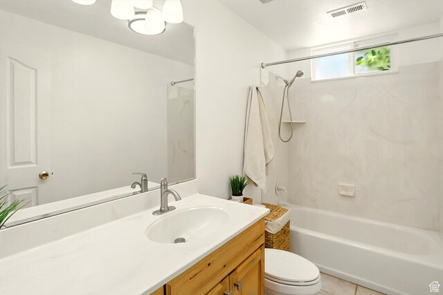3011 N 1000 W, Pleasant View, UT 84414 - bathroom featuring vanity,  shower combination, and tile patterned flooring