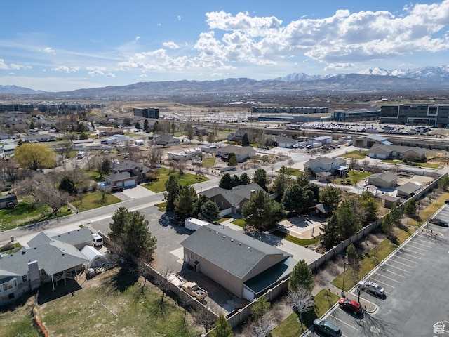 376 W Golden Harvest Rd, Draper, UT 84020 - bird's eye view featuring a residential view and a mountain view