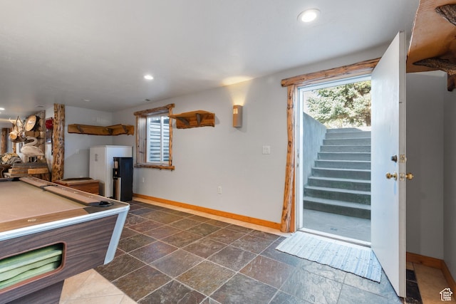 376 W Golden Harvest Rd, Draper, UT 84020 - rec room with baseboards, billiards, and a wealth of natural light