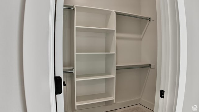 view of closet