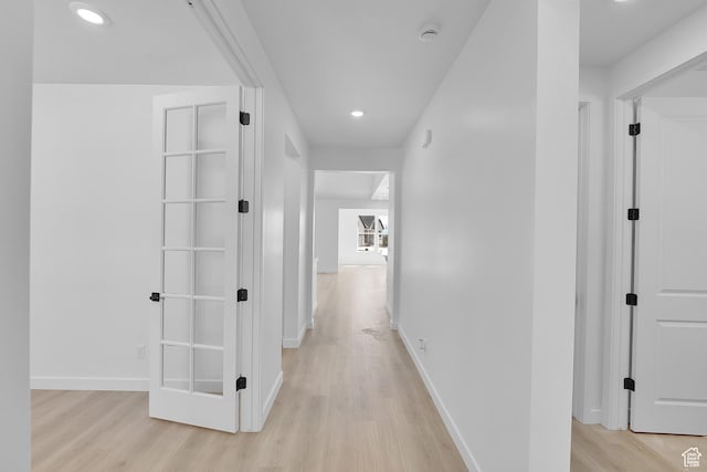 3198 S Blue Heron Dr E Unit 609, Saratoga Springs, UT 84045 - corridor with light wood-style floors and recessed lighting