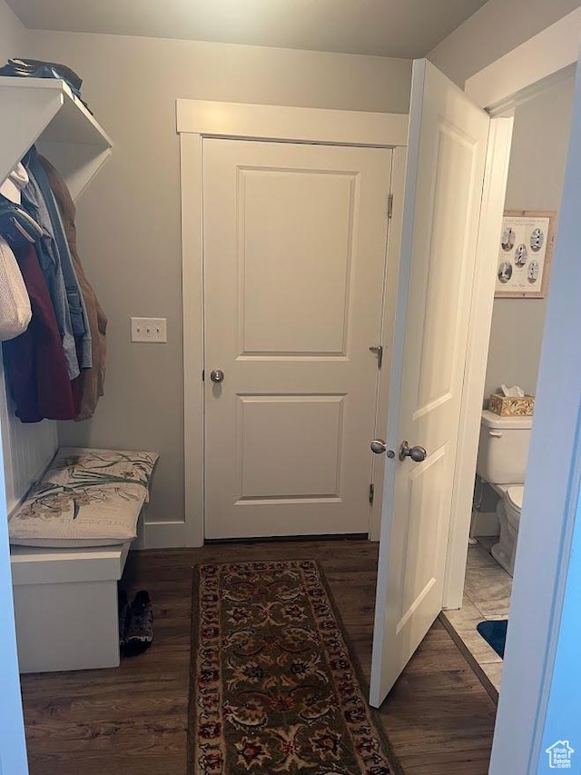 1869 Southpointe Ct, Logan, UT 84341 - mudroom featuring wood finished floors