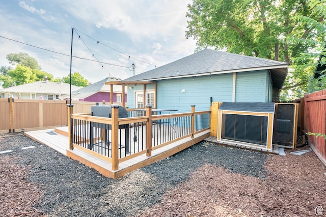 1197 S 700 E, Salt Lake City, UT 84105 - deck with a fenced backyard