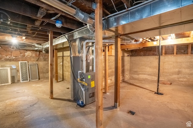 1197 S 700 E, Salt Lake City, UT 84105 - unfinished basement featuring heating unit