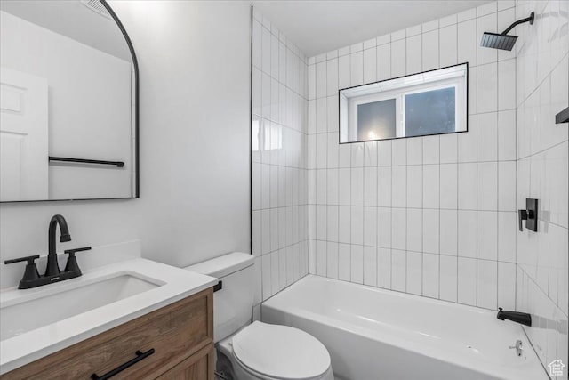 4880 S 4380 W, Salt Lake City, UT 84118 - bathroom featuring bathtub / shower combination, toilet, and vanity