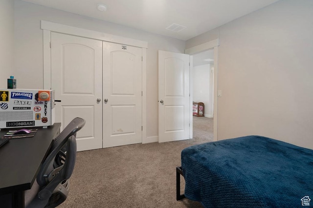 4143 W Gate Keeper Dr, Herriman, UT 84096 - bedroom with carpet floors, baseboards, and a closet