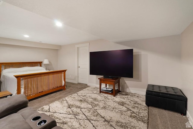 4143 W Gate Keeper Dr, Herriman, UT 84096 - carpeted bedroom with baseboards and recessed lighting