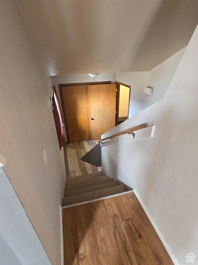3379 S 1750 E, Price, UT 84501 - stairway featuring wood finished floors