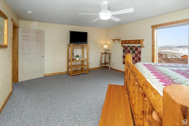 792 S Spruce Dr S, Garden City, UT 84028 - carpeted bedroom with baseboards and ceiling fan