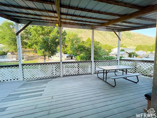 2103 S Mountain Vista Ln E, Provo, UT 84606 - deck with a mountain view