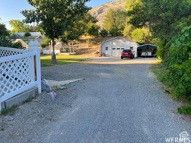 2103 S Mountain Vista Ln E, Provo, UT 84606 - exterior space featuring driveway and a mountain view