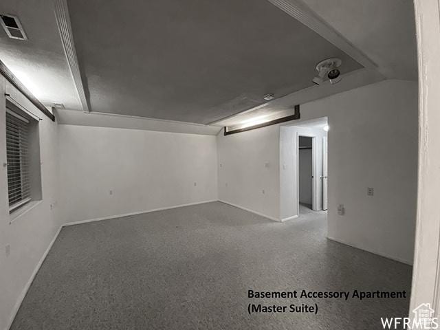 2103 S Mountain Vista Ln E, Provo, UT 84606 - interior space with speckled floor and visible vents