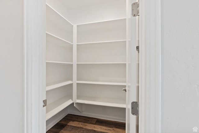 view of storage area