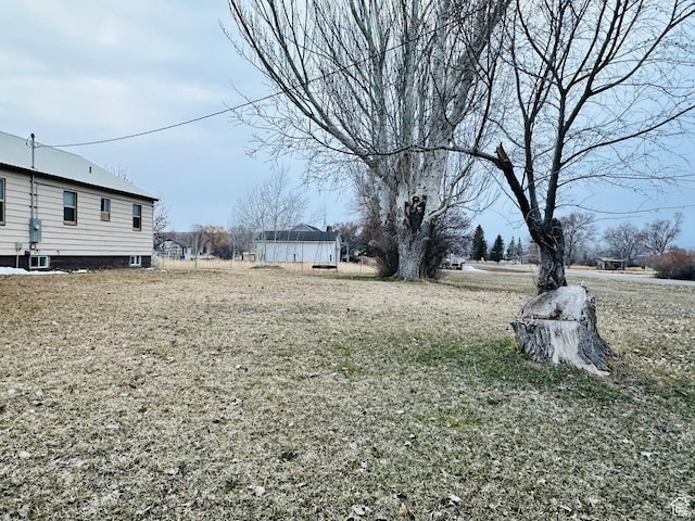 view of yard