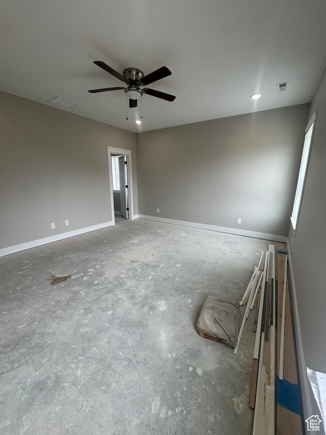 1870 N Valley View Dr Unit 201, Layton, UT 84040 - spare room with ceiling fan and baseboards