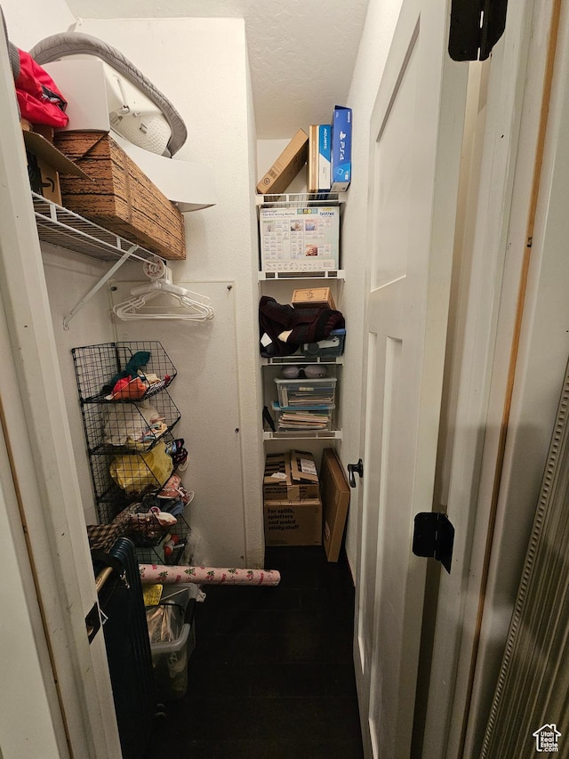 view of storage room