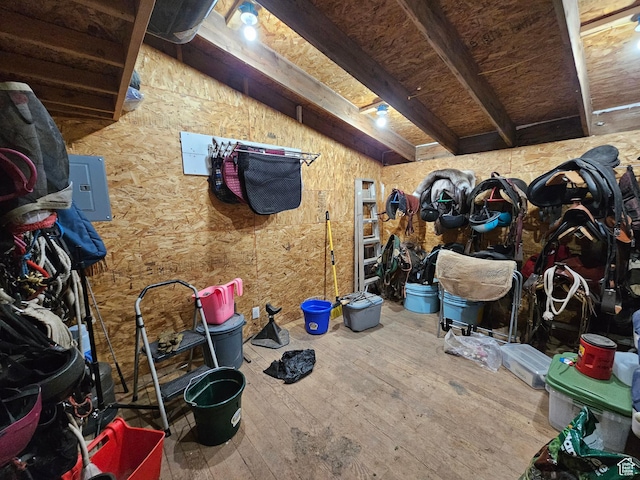 view of storage