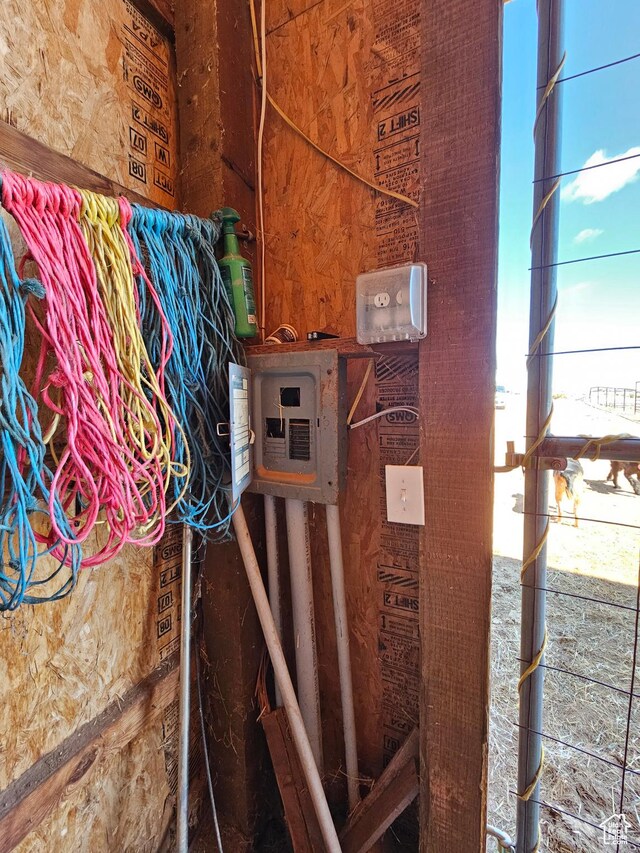 view of utility room
