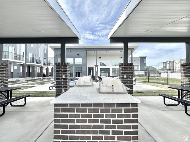 2372 W Leigh Ln Unit G25-28, West Haven, UT 84401 - view of patio with exterior kitchen