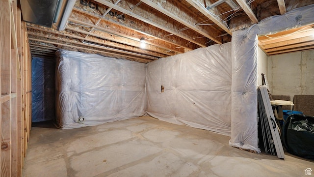 198 E Cameron Dr, Saratoga Springs, UT 84045 - view of unfinished below grade area