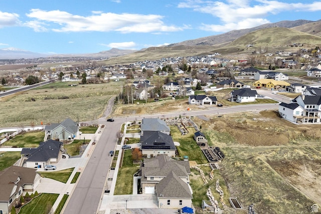 116 N 820 E, Hyde Park, UT 84318 - bird's eye view featuring a mountain view and a residential view