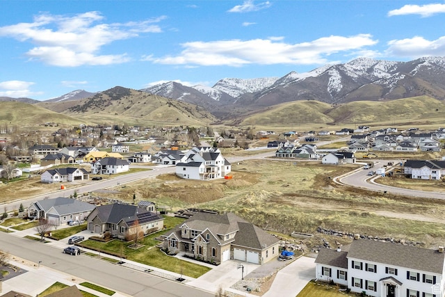 116 N 820 E, Hyde Park, UT 84318 - bird's eye view featuring a residential view and a mountain view