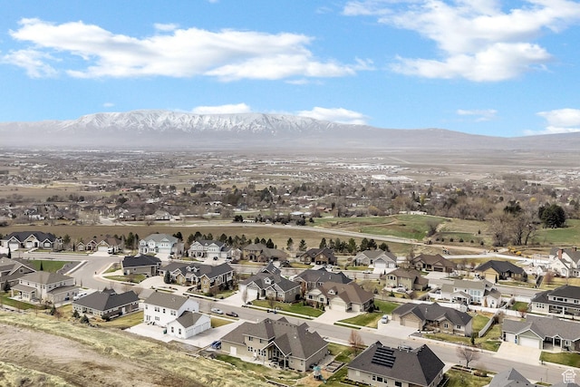 116 N 820 E, Hyde Park, UT 84318 - bird's eye view featuring a residential view and a mountain view