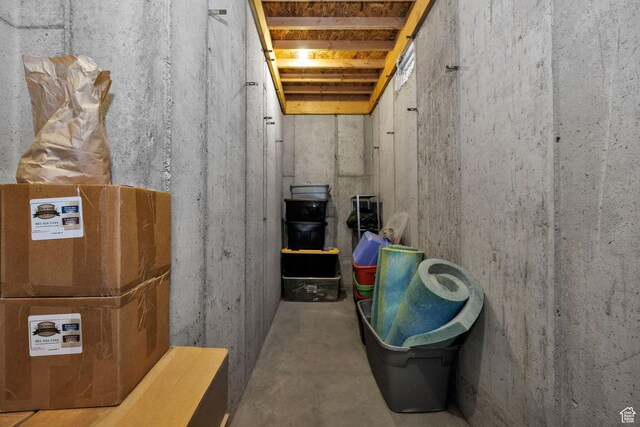116 N 820 E, Hyde Park, UT 84318 - view of unfinished below grade area