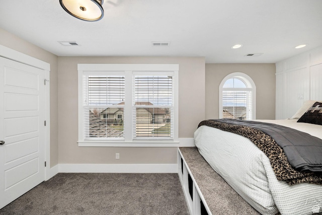 116 N 820 E, Hyde Park, UT 84318 - carpeted bedroom with recessed lighting, baseboards, and visible vents