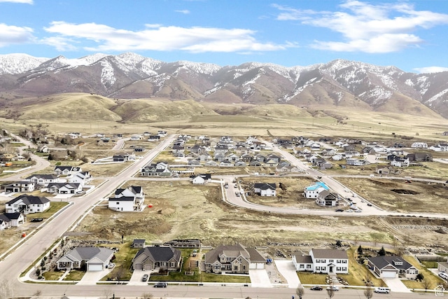 116 N 820 E, Hyde Park, UT 84318 - drone / aerial view featuring a residential view and a mountain view