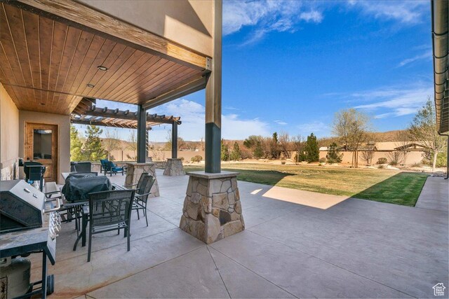 580 S 920 W, Hurricane, UT 84737 - view of patio with a pergola and outdoor dining space
