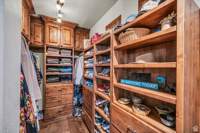 580 S 920 W, Hurricane, UT 84737 - walk in closet featuring dark wood-type flooring