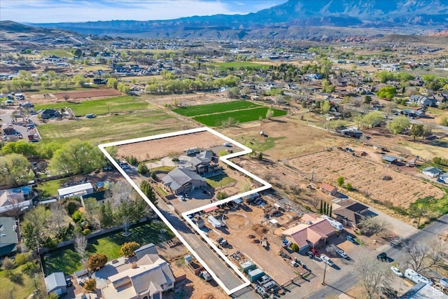 580 S 920 W, Hurricane, UT 84737 - aerial view featuring a mountain view and a residential view