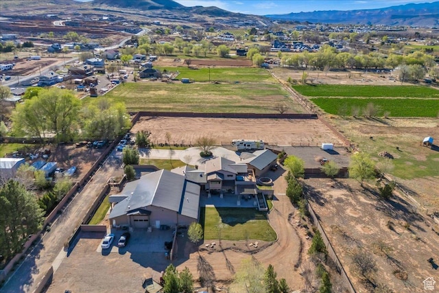 580 S 920 W, Hurricane, UT 84737 - aerial view with a mountain view and a rural view