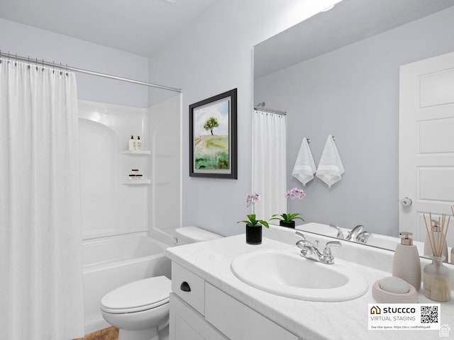 14353 S Ashvale Dr, Herriman, UT 84096 - bathroom with toilet, vanity, and shower / bath combo