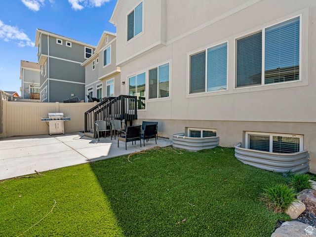 14353 S Ashvale Dr, Herriman, UT 84096 - view of yard featuring a patio area
