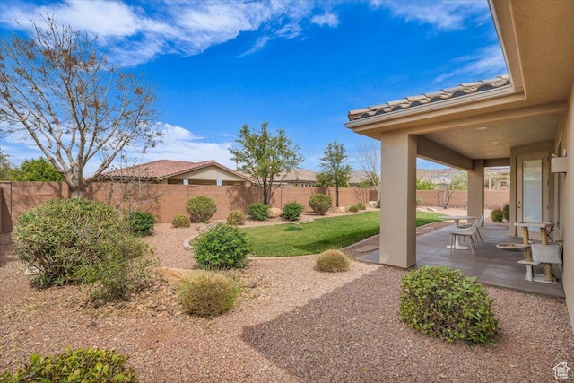 875 E Roadrunner Dr, Washington, UT 84780 - view of yard with a fenced backyard and a patio area