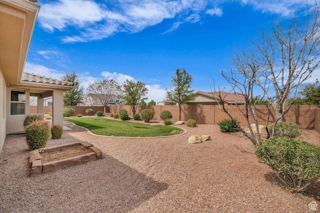 875 E Roadrunner Dr, Washington, UT 84780 - view of yard featuring a fenced backyard and a patio area