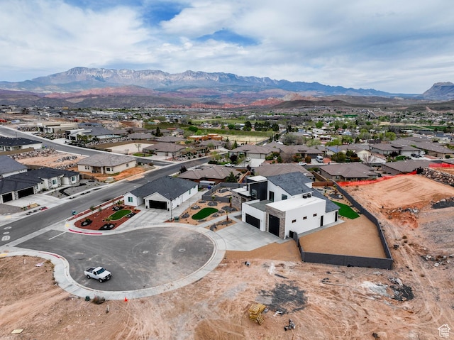 1516 W 800th Cir S, Hurricane, UT 84737 - bird's eye view with a residential view and a mountain view