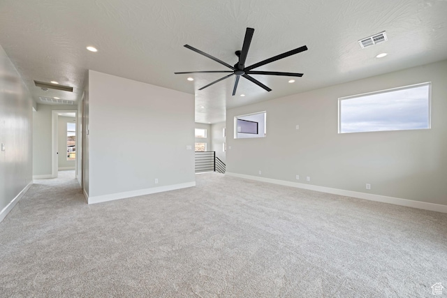 1516 W 800th Cir S, Hurricane, UT 84737 - unfurnished room featuring visible vents, recessed lighting, and a textured ceiling