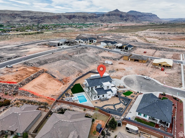 1516 W 800th Cir S, Hurricane, UT 84737 - drone / aerial view with a mountain view