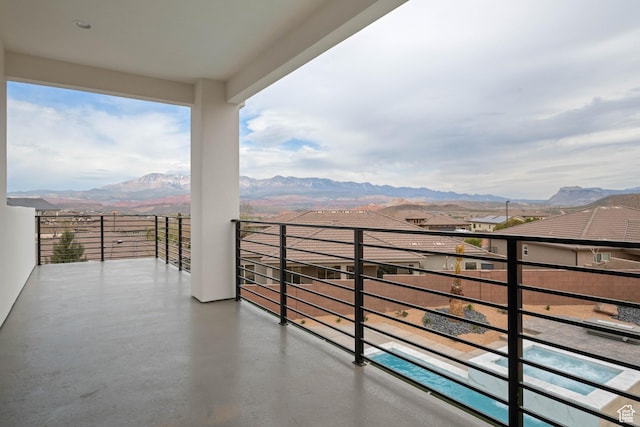 1516 W 800th Cir S, Hurricane, UT 84737 - balcony featuring a mountain view