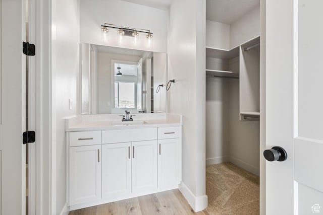1516 W 800th Cir S, Hurricane, UT 84737 - bathroom featuring baseboards and vanity