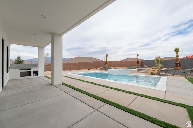 1516 W 800th Cir S, Hurricane, UT 84737 - view of swimming pool featuring a fenced backyard, a patio, and a fenced in pool